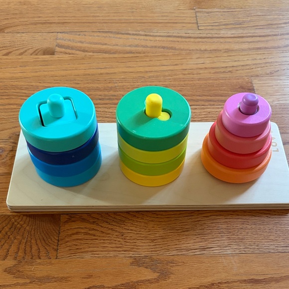 Colorful Stacking and Sorting Toy Set - Picture 1 of 5